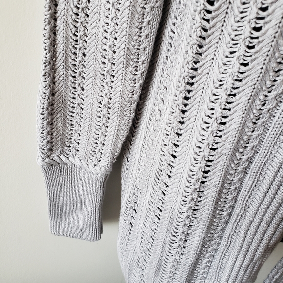 Magaschoni Open Knit Cardigan Sweater - Picture 4 of 14